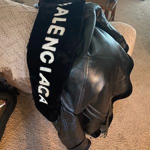 Balenciaga fur coat